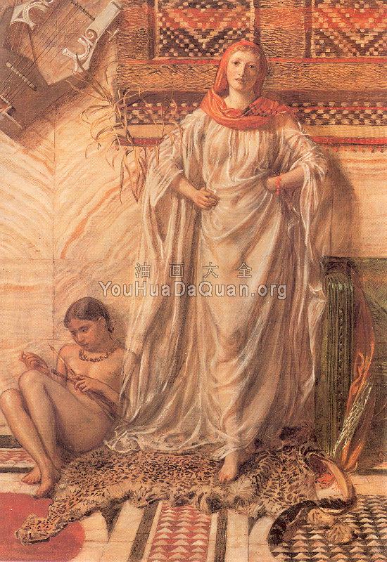 Dancing Girl Resting - 阿尔伯特·约瑟夫·摩尔